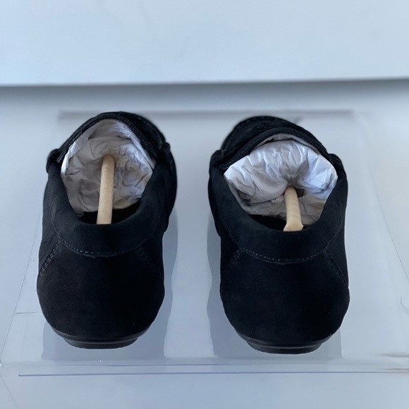 NWT! ($120) Vionic Women's Black Suede Flats Loafer Slip On Comfort Shoes, Sz 5M - Picture 10 of 11